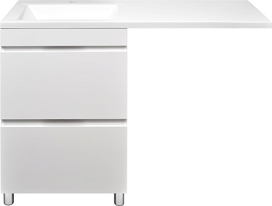 Stella Polare Тумба с раковиной под стиральную машину Аруна Памелла 120 L белая – фото-1